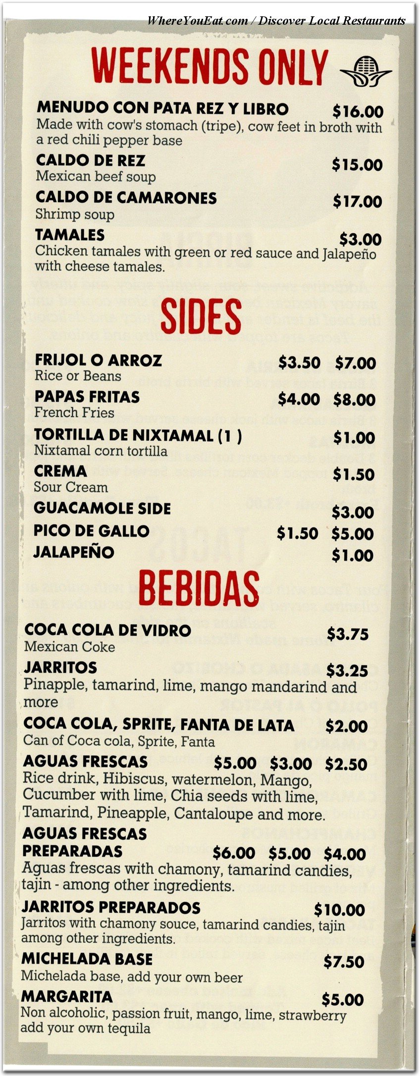 Our Foods